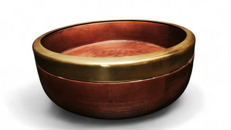 Wooden Serving Bowl Round 6460M Gold Line 20cm - Al Kabayel Discount CentreWooden Serving Bowl Round 6460M Gold Line 20cmBowlsAKDCAl Kabayel Discount Centre
