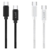 X.CELL Braided USB - C to USB - C Fast Charging Data Transfer Cable 20 Watt, 1 meter Black - Al Kabayel Discount CentreX.CELL Braided USB - C to USB - C Fast Charging Data Transfer Cable 20 Watt, 1 meter BlackCords & AdaptersX.CELLAl Kabayel Discount Centre