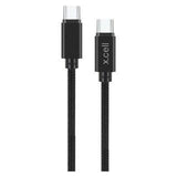 X.CELL Braided USB - C to USB - C Fast Charging Data Transfer Cable 20 Watt, 1 meter Black - Al Kabayel Discount CentreX.CELL Braided USB - C to USB - C Fast Charging Data Transfer Cable 20 Watt, 1 meter BlackCords & AdaptersX.CELLAl Kabayel Discount Centre