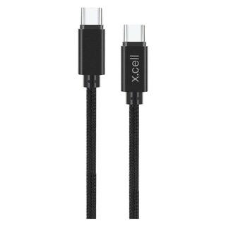 X.CELL Braided USB - C to USB - C Fast Charging Data Transfer Cable 20 Watt, 1 meter Black - Al Kabayel Discount CentreX.CELL Braided USB - C to USB - C Fast Charging Data Transfer Cable 20 Watt, 1 meter BlackCords & AdaptersX.CELLAl Kabayel Discount Centre