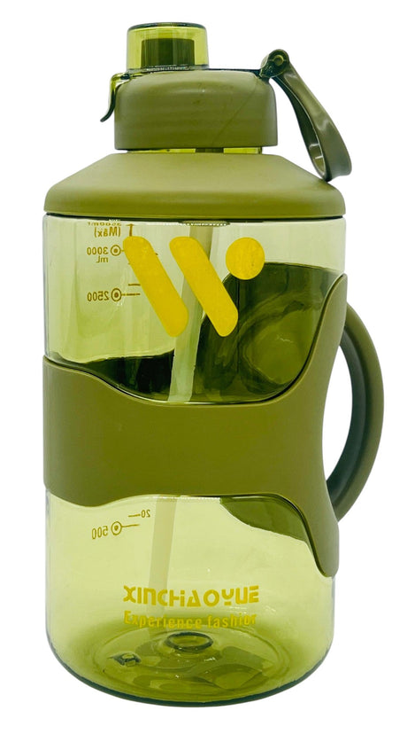 Xinchaoyue Transparent Water Bottle 3500ml, Olive Green - Al Kabayel Discount CentreXinchaoyue Transparent Water Bottle 3500ml, Olive GreenWater BottlesXINCHAOYUEAl Kabayel Discount Centre