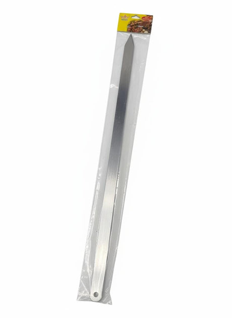 Xinwan Flat BBQ Skewers 3 pcs 60 × 2 cm – Heavy - Duty Stainless Steel Kebab Sticks for Grill & Tandoor Use - Al Kabayel Discount CentreXinwan Flat BBQ Skewers 3 pcs 60 × 2 cm – Heavy - Duty Stainless Steel Kebab Sticks for Grill & Tandoor UseCamping UtilitiesXINWANAl Kabayel Discount Centre