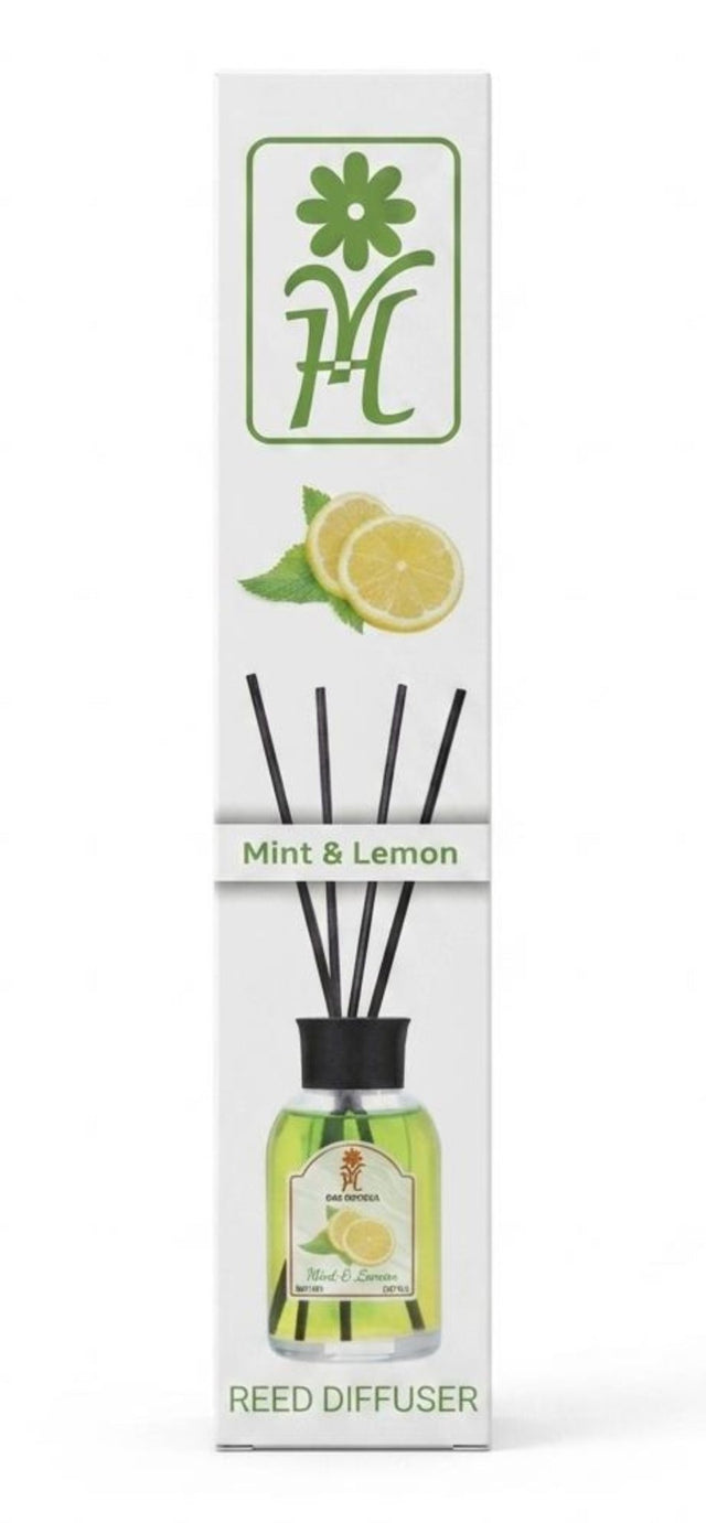 Yala Home Mint & Lemon Reed Diffuser | 100ml - Al Kabayel Discount CentreYala Home Mint & Lemon Reed Diffuser | 100mlHome FragrancesYALA HOMEAl Kabayel Discount Centre