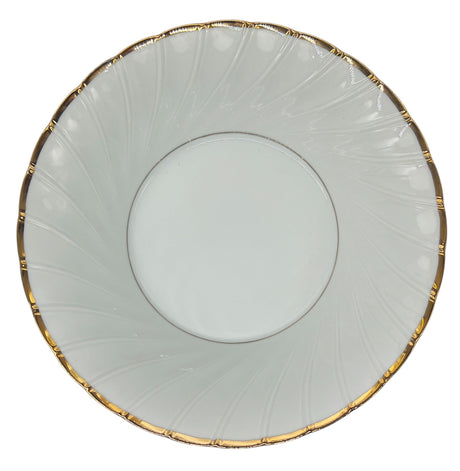 Yamatsu Porcelain Shell Bowl 9.2", White with Gold Rim - Al Kabayel Discount CentreYamatsu Porcelain Shell Bowl 9.2", White with Gold RimBowlsYAMATSUAl Kabayel Discount Centre