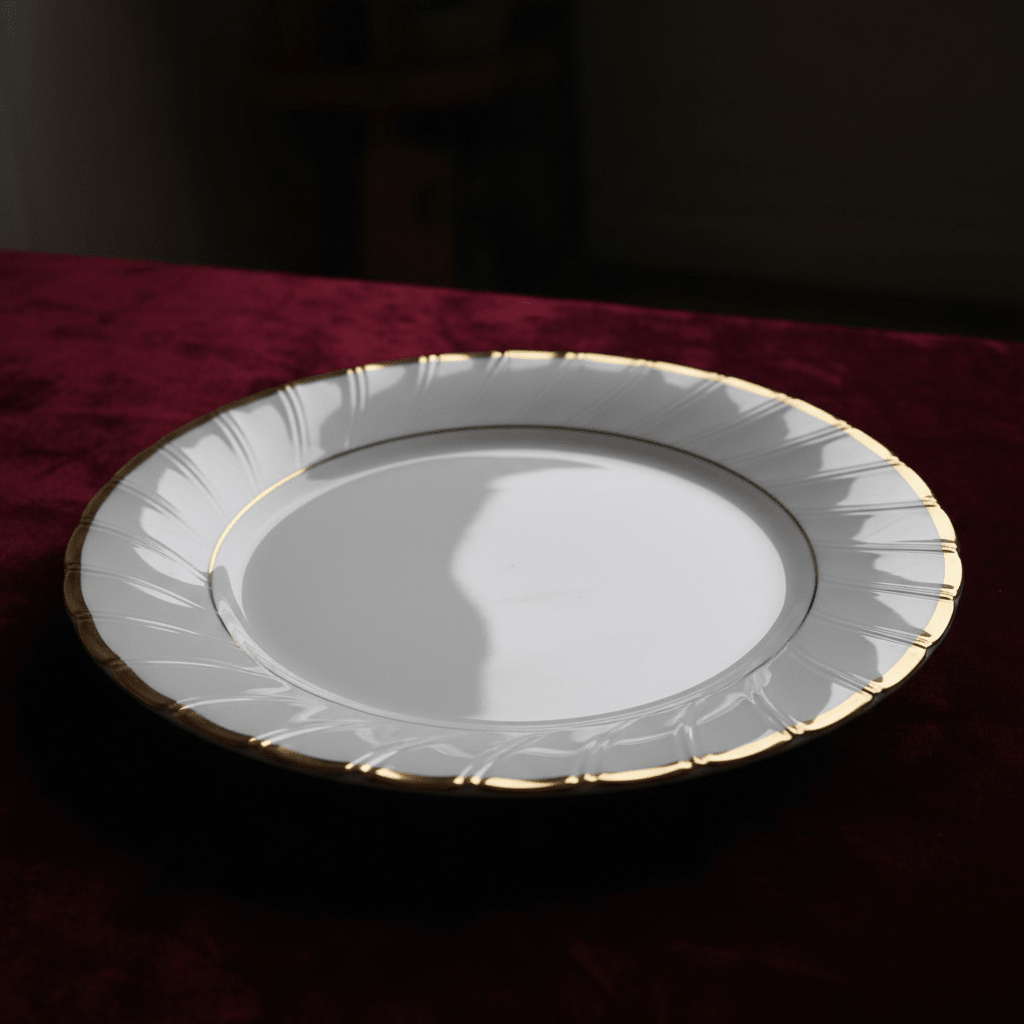 Yamatsu White Porcelain Meat Plate with Gold Rim — 9 Inch | Premium Dining Servingware - Al Kabayel Discount CentreYamatsu White Porcelain Meat Plate with Gold Rim — 9 Inch | Premium Dining ServingwarePlatesYAMATSUAl Kabayel Discount Centre