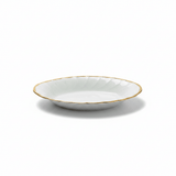 Yamatsu White Porcelain Pickle Dish with Golden Rim — 8 Inch | Premium Serving Dish - Al Kabayel Discount CentreYamatsu White Porcelain Pickle Dish with Golden Rim — 8 Inch | Premium Serving DishBowlsYAMATSUAl Kabayel Discount Centre