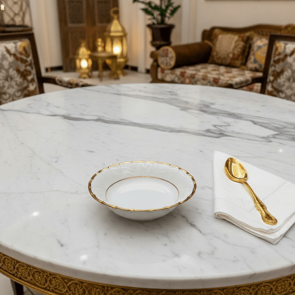 Yamatsu White Porcelain Soup Bowl with Gold Rim — 5 Inch | Premium Tableware - Al Kabayel Discount CentreYamatsu White Porcelain Soup Bowl with Gold Rim — 5 Inch | Premium TablewareBowlsYAMATSUAl Kabayel Discount Centre