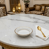 Yamatsu White Porcelain Soup Bowl with Gold Rim — 5 Inch | Premium Tableware - Al Kabayel Discount CentreYamatsu White Porcelain Soup Bowl with Gold Rim — 5 Inch | Premium TablewareBowlsYAMATSUAl Kabayel Discount Centre