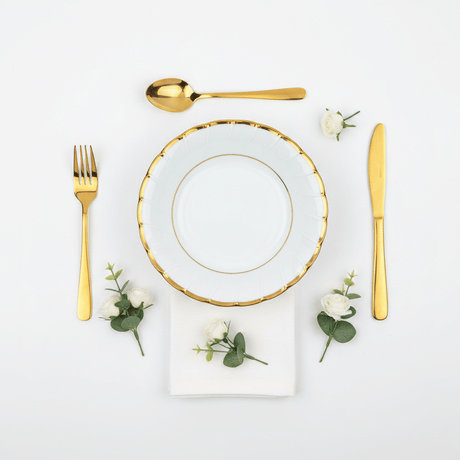 Yamatsu White Porcelain Soup Bowl with Gold Rim — 5 Inch | Premium Tableware - Al Kabayel Discount CentreYamatsu White Porcelain Soup Bowl with Gold Rim — 5 Inch | Premium TablewareBowlsYAMATSUAl Kabayel Discount Centre