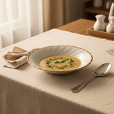 Yamatsu White Porcelain Soup Bowl with Gold Rim — 7.5 Inch | Premium Dining Serveware - Al Kabayel Discount CentreYamatsu White Porcelain Soup Bowl with Gold Rim — 7.5 Inch | Premium Dining ServewareBowlsYAMATSUAl Kabayel Discount Centre