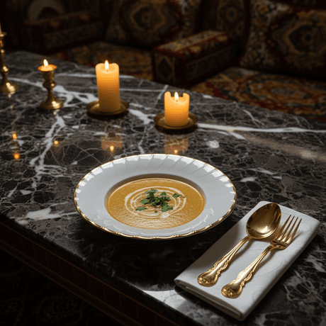 Yamatsu White Porcelain Soup Plate with Golden Rim — 9 Inch - Al Kabayel Discount CentreYamatsu White Porcelain Soup Plate with Golden Rim — 9 InchPlatesYAMATSUAl Kabayel Discount Centre