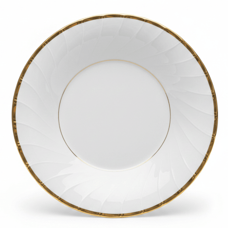 Yamatsu White Porcelain Soup Plate with Golden Rim — 9 Inch - Al Kabayel Discount CentreYamatsu White Porcelain Soup Plate with Golden Rim — 9 InchPlatesYAMATSUAl Kabayel Discount Centre