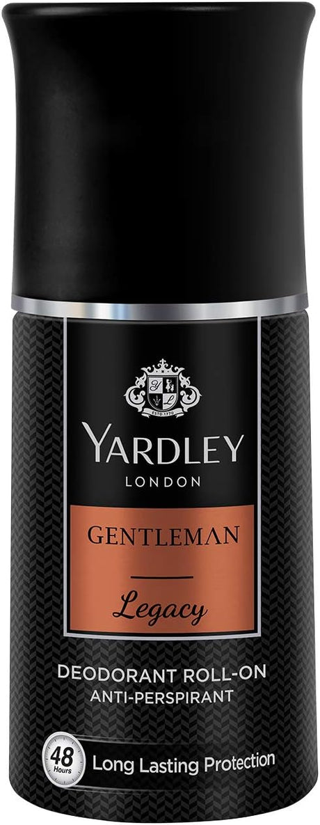 Yardley Gentleman Legacy Deodorant Roll On All - Day Protection - 50ML - Al Kabayel Discount CentreYardley Gentleman Legacy Deodorant Roll On All - Day Protection - 50MLFragrancesYARDLEYAl Kabayel Discount Centre