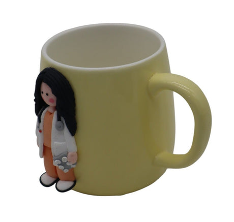 Yellow Ceramic Mug With Doctor - Themed Design – 200ml, Bright and Cheerful Mug for Daily Beverages - Al Kabayel Discount CentreYellow Ceramic Mug With Doctor - Themed Design – 200ml, Bright and Cheerful Mug for Daily BeveragesMugsAKDCAl Kabayel Discount Centre