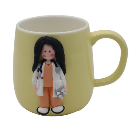 Yellow Ceramic Mug With Doctor - Themed Design – 200ml, Bright and Cheerful Mug for Daily Beverages - Al Kabayel Discount CentreYellow Ceramic Mug With Doctor - Themed Design – 200ml, Bright and Cheerful Mug for Daily BeveragesMugsAKDCAl Kabayel Discount Centre