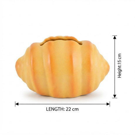 Yellow & Orange Seashell Ceramic Napkin Holder – 22×15 cm - Al Kabayel Discount CentreYellow & Orange Seashell Ceramic Napkin Holder – 22×15 cmNapkin Holders & Tissue BoxAKDCAl Kabayel Discount Centre