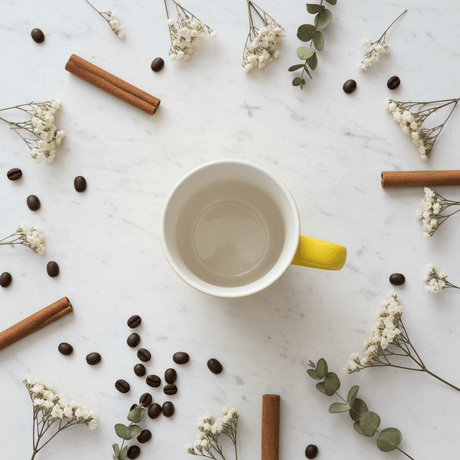 Yellow & White Ceramic Coffee Mug — 400ml | Matte Finish | Everyday Luxury - Al Kabayel Discount CentreYellow & White Ceramic Coffee Mug — 400ml | Matte Finish | Everyday LuxuryMugsAKDCAl Kabayel Discount Centre