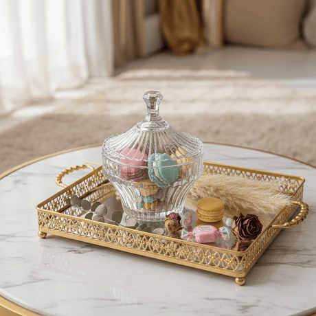 Yesink Decorative Diamond - Cut Glass Candy Jar with Lid – Elegant Storage for Sweets & Treats (10×10 cm) - Al Kabayel Discount CentreYesink Decorative Diamond - Cut Glass Candy Jar with Lid – Elegant Storage for Sweets & Treats (10×10 cm)Jars & Food SaversYESINKAl Kabayel Discount Centre