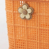 Yidele Plastic Storage Basket – 27×21 cm - Orange / Cream - Al Kabayel Discount CentreYidele Plastic Storage Basket – 27×21 cm - Orange / CreamOrganizers & AccessoriesYIDELEAl Kabayel Discount Centre