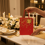 Yina Red & Gold Polka Dot Paper Gift Bag with Twisted Rope Handles & Tag | 23×18cm | - Al Kabayel Discount CentreYina Red & Gold Polka Dot Paper Gift Bag with Twisted Rope Handles & Tag | 23×18cm |Packing & Wrapping SuppliesYINAAl Kabayel Discount Centre
