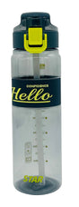 Yitong Transparent Plastic Water Bottle 900ml, Black - Al Kabayel Discount CentreYitong Transparent Plastic Water Bottle 900ml, BlackWater BottlesYITONGAl Kabayel Discount Centre
