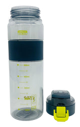 Yitong Transparent Plastic Water Bottle 900ml, Black - Al Kabayel Discount CentreYitong Transparent Plastic Water Bottle 900ml, BlackWater BottlesYITONGAl Kabayel Discount Centre