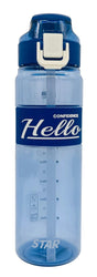 Yitong Transparent Plastic Water Bottle 900ml, Blue - Al Kabayel Discount CentreYitong Transparent Plastic Water Bottle 900ml, BlueWater BottlesYITONGAl Kabayel Discount Centre