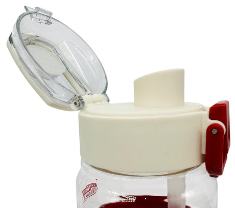 Yitong Transparent Plastic Water Bottle 900ml, Red - White - Al Kabayel Discount CentreYitong Transparent Plastic Water Bottle 900ml, Red - WhiteWater BottlesYITONGAl Kabayel Discount Centre