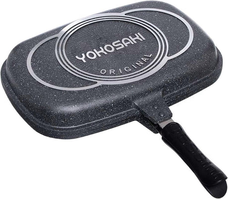 YOKOSAKI Die Casting Double Grill Pan 36cm - Al Kabayel Discount CentreYOKOSAKI Die Casting Double Grill Pan 36cmFrying Pans & SkilletsYOKOSAKIAl Kabayel Discount Centre