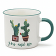 You & Me Cactus Ceramic Mug — 300ml - White & Teal - Al Kabayel Discount CentreYou & Me Cactus Ceramic Mug — 300ml - White & TealMugsAKDCAl Kabayel Discount Centre