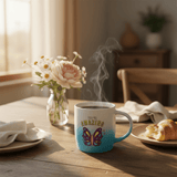 You're Amazing Blue & White Ombre Ceramic Mug with Butterfly Design — 350ml - Al Kabayel Discount CentreYou're Amazing Blue & White Ombre Ceramic Mug with Butterfly Design — 350mlMugsAKDCAl Kabayel Discount Centre