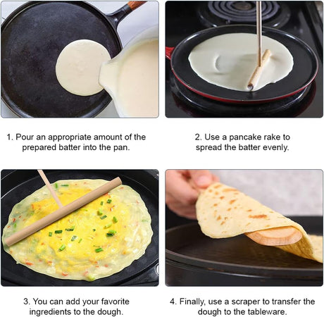 YUNIVERSE 2pcs Bamboo Crepe Spreader and Spatula Set(Spatula - 30cm*4cm, Spreader - 15cm*23cm) - Al Kabayel Discount CentreYUNIVERSE 2pcs Bamboo Crepe Spreader and Spatula Set(Spatula - 30cm*4cm, Spreader - 15cm*23cm)Cookware AccessoriesYUNIVERSEAl Kabayel Discount Centre
