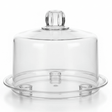 Yuniverse Acrylic Cake Plate with Dome Cover | 20cm Crystal - Clear Cloche - Al Kabayel Discount CentreYuniverse Acrylic Cake Plate with Dome Cover | 20cm Crystal - Clear ClocheServing TraysYUNIVERSEAl Kabayel Discount Centre
