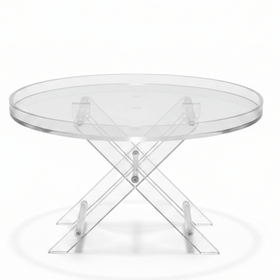 Yuniverse Acrylic Cake Tray with Stand | 30×18cm | Crystal Clear Serving Display - Al Kabayel Discount CentreYuniverse Acrylic Cake Tray with Stand | 30×18cm | Crystal Clear Serving DisplayServing TraysYUNIVERSEAl Kabayel Discount Centre