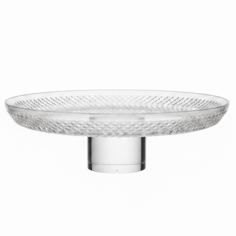 Yuniverse Crystal - Cut Acrylic Footed Fruit Plate | 30 × 9 cm | Elegant Pedestal Serving Stand - Al Kabayel Discount CentreYuniverse Crystal - Cut Acrylic Footed Fruit Plate | 30 × 9 cm | Elegant Pedestal Serving StandServing TraysYUNIVERSEAl Kabayel Discount Centre