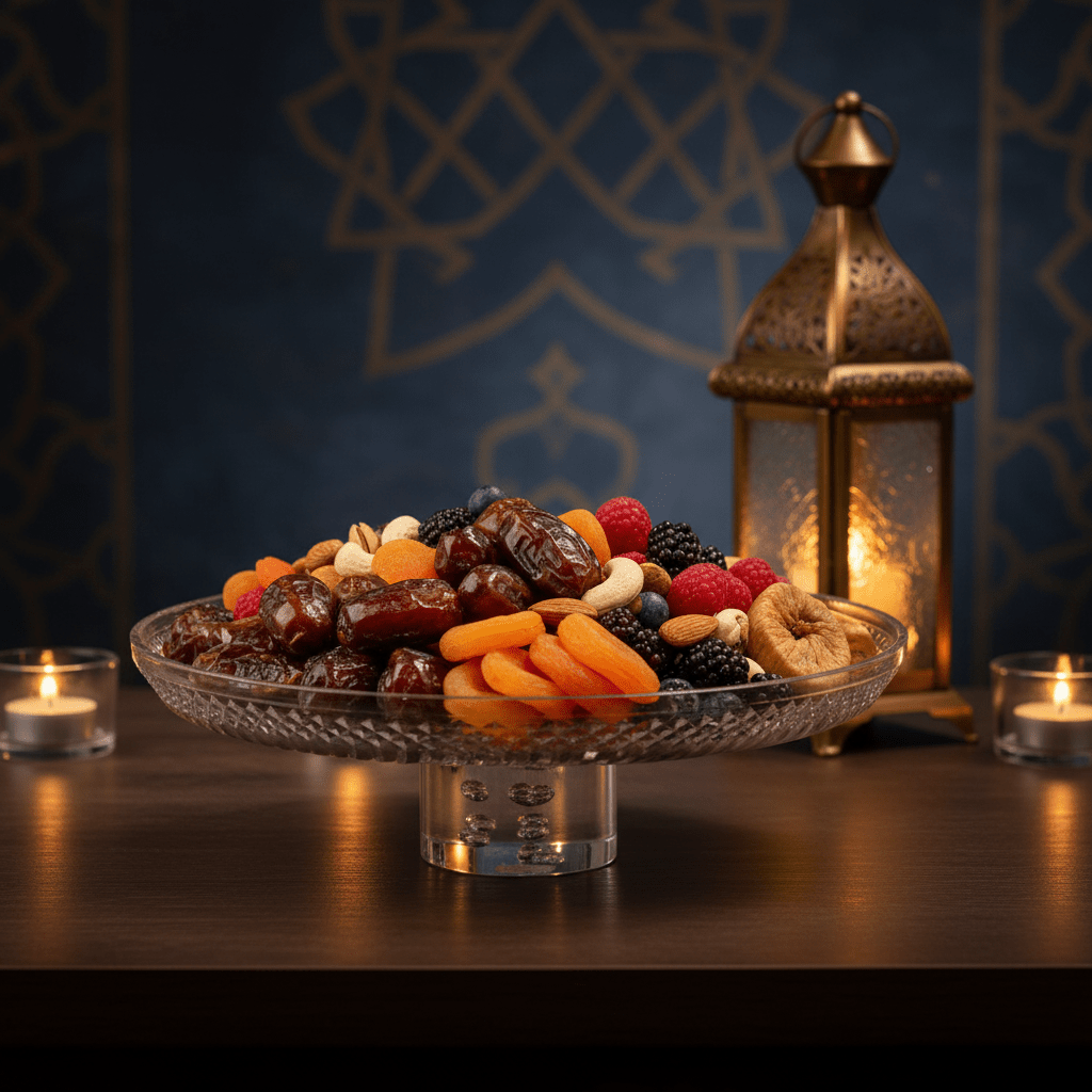 Yuniverse Crystal - Cut Acrylic Footed Fruit Plate | 30 × 9 cm | Elegant Pedestal Serving Stand - Al Kabayel Discount CentreYuniverse Crystal - Cut Acrylic Footed Fruit Plate | 30 × 9 cm | Elegant Pedestal Serving StandServing TraysYUNIVERSEAl Kabayel Discount Centre