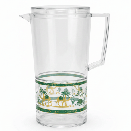 Yuniverse Desert Camel Collection Clear Acrylic Water Jug with Traditional Camel Artwork – 2 Litre - Al Kabayel Discount CentreYuniverse Desert Camel Collection Clear Acrylic Water Jug with Traditional Camel Artwork – 2 LitreJugsYUNIVERSEAl Kabayel Discount Centre
