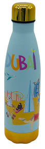 Yuniverse Dubai Vaccum Water Bottle 700ml, Stainless Steel , Blue/Gold - Al Kabayel Discount CentreYuniverse Dubai Vaccum Water Bottle 700ml, Stainless Steel , Blue/GoldWater BottlesYUNIVERSEAl Kabayel Discount Centre