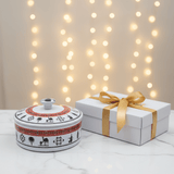 Yuniverse Melamine Round Dates Bowl with Lid | Arabian Heritage Camel & Palm Tree Design | 18×6 cm - Al Kabayel Discount CentreYuniverse Melamine Round Dates Bowl with Lid | Arabian Heritage Camel & Palm Tree Design | 18×6 cmJars & Food SaversYUNIVERSEAl Kabayel Discount Centre