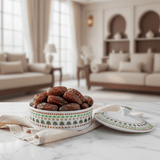 Yuniverse Melamine Round Dates Bowl with Lid | Palm Tree Design | 18×6 cm - Al Kabayel Discount CentreYuniverse Melamine Round Dates Bowl with Lid | Palm Tree Design | 18×6 cmJars & Food SaversYUNIVERSEAl Kabayel Discount Centre
