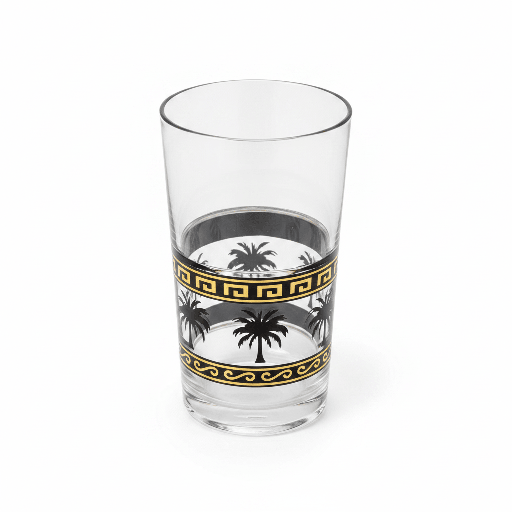 Yuniverse Palm Breeze Clear Acrylic Drinking Tumbler with Black Palm Tree Print Design – 13.5 cm - Al Kabayel Discount CentreYuniverse Palm Breeze Clear Acrylic Drinking Tumbler with Black Palm Tree Print Design – 13.5 cmTumblersYUNIVERSEAl Kabayel Discount Centre