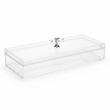 Yuniverse Rectangle Acrylic Candy Box with Lid | 40×12cm | Crystal Clear - Al Kabayel Discount CentreYuniverse Rectangle Acrylic Candy Box with Lid | 40×12cm | Crystal ClearJars & Food SaversYUNIVERSEAl Kabayel Discount Centre