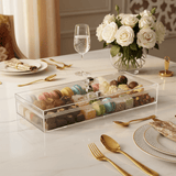 Yuniverse Rectangle Acrylic Candy Box with Lid | 40×12cm | Crystal Clear - Al Kabayel Discount CentreYuniverse Rectangle Acrylic Candy Box with Lid | 40×12cm | Crystal ClearJars & Food SaversYUNIVERSEAl Kabayel Discount Centre