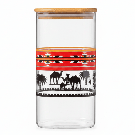 Yuniverse Rectangle Glass Jar with Bamboo Lid | 950ml,1200ml | - Al Kabayel Discount CentreYuniverse Rectangle Glass Jar with Bamboo Lid | 950ml,1200ml |Jars & Food SaversYUNIVERSEAl Kabayel Discount Centre