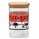 Yuniverse Rectangle Glass Jar with Bamboo Lid | 950ml,1200ml | - Al Kabayel Discount CentreYuniverse Rectangle Glass Jar with Bamboo Lid | 950ml,1200ml |Jars & Food SaversYUNIVERSEAl Kabayel Discount Centre