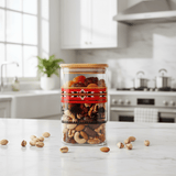 Yuniverse Rectangle Glass Jar with Bamboo Lid | 950ml,1200ml | - Al Kabayel Discount CentreYuniverse Rectangle Glass Jar with Bamboo Lid | 950ml,1200ml |Jars & Food SaversYUNIVERSEAl Kabayel Discount Centre