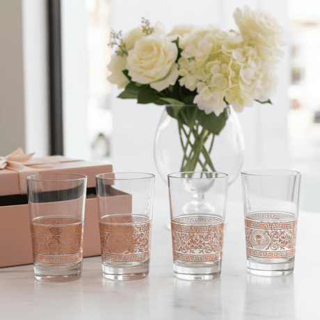 Yuniverse Rose Luxe Decorative Acrylic Tumbler with Metallic Rose Gold Design – 13.5 cm - Al Kabayel Discount CentreYuniverse Rose Luxe Decorative Acrylic Tumbler with Metallic Rose Gold Design – 13.5 cmTumblersYUNIVERSEAl Kabayel Discount Centre