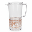 Yuniverse Rose Luxe Premium Clear Acrylic Serving Jug with Metallic Rose Gold Decorative Finish – 2 Litre - Al Kabayel Discount CentreYuniverse Rose Luxe Premium Clear Acrylic Serving Jug with Metallic Rose Gold Decorative Finish – 2 LitreJugsYUNIVERSEAl Kabayel Discount Centre