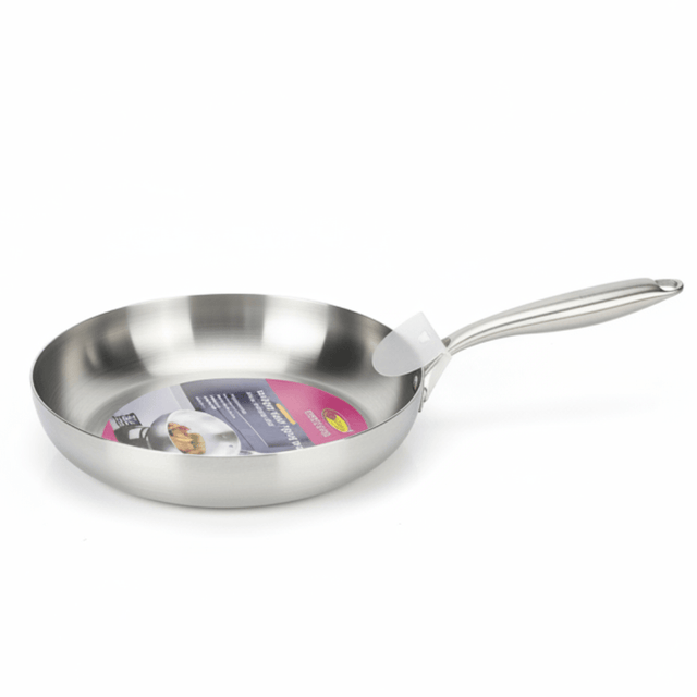 Yuniverse Stainless Steel Frying Pan ( 20/22/24/26/28 cm ) - Al Kabayel Discount CentreYuniverse Stainless Steel Frying Pan ( 20/22/24/26/28 cm )Frying Pans & SkilletsYUNIVERSEAl Kabayel Discount Centre