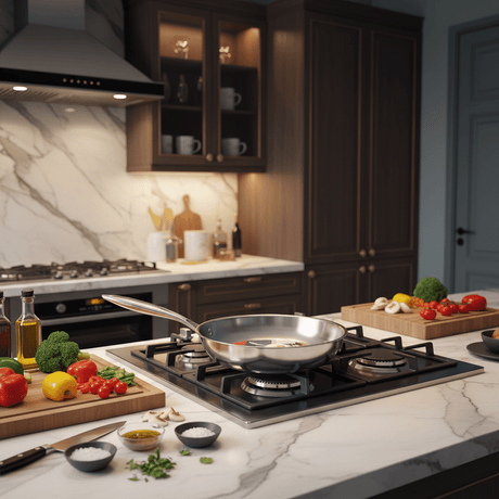 Yuniverse Stainless Steel Non Stick Frying Pan - 20cm - Al Kabayel Discount CentreYuniverse Stainless Steel Non Stick Frying Pan - 20cmFrying Pan & Grill PanYUNIVERSEAl Kabayel Discount Centre